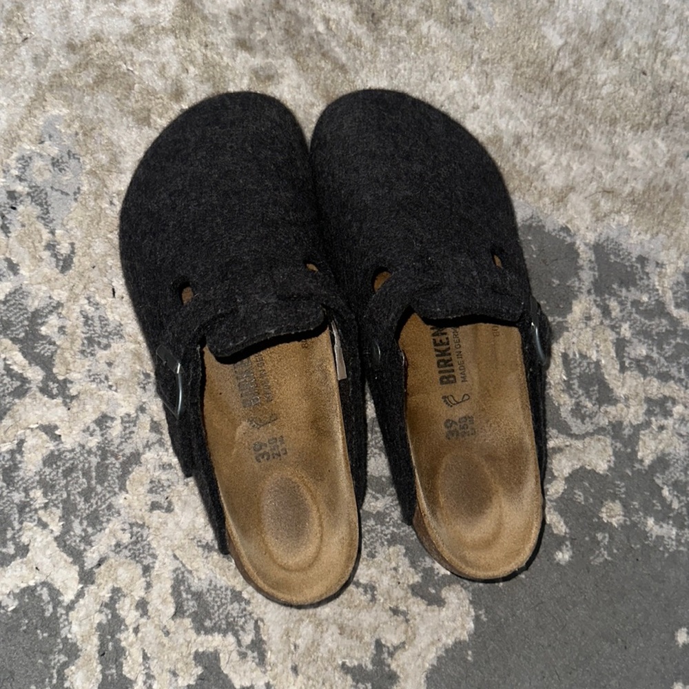 Birkenstock wool Boston clog